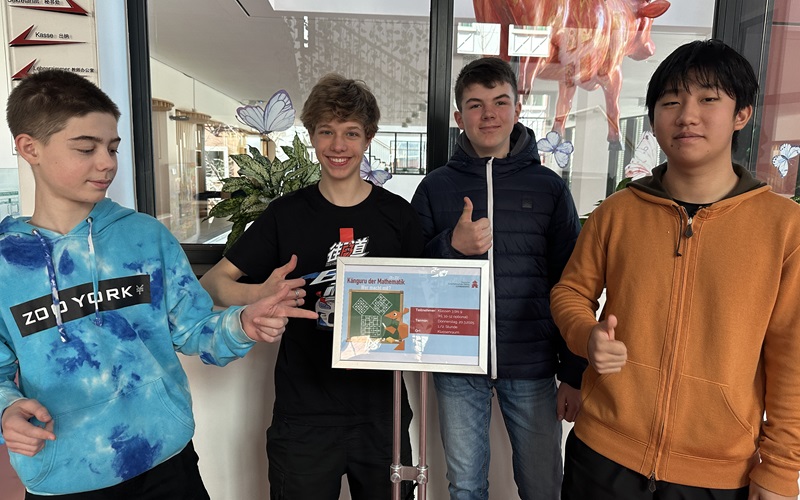 Rekordteilnahme beim Knguru der Mathematik